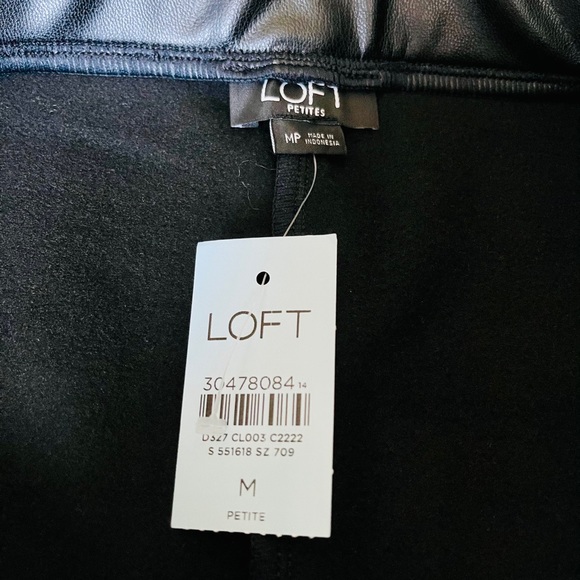 Loft Faux Leather Leggings - Picture 8 of 9